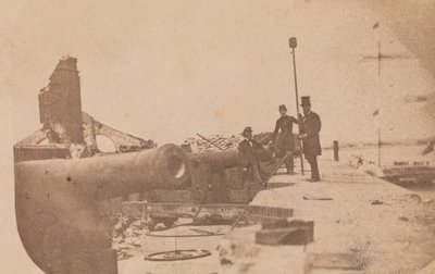 Evakueringen af Fort Sumter, april 1861, april 1861. af Alma A. Pelot.