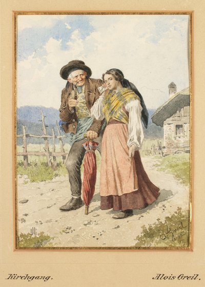 Rundvisning i kirken af Alois Greil