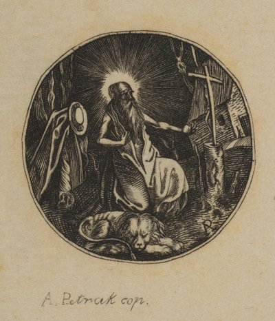 Sankt Hieronymus, 1800-tallet. af Alois Petrak