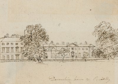 Devonshire House, Piccadilly, London af Alois Schonn