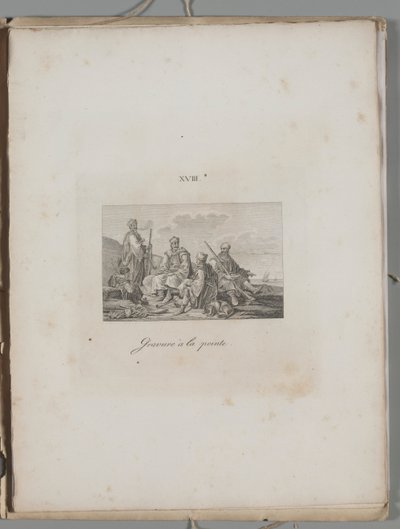Litografiens kunst: albansk, tavle XVIII af Alois Senefelder