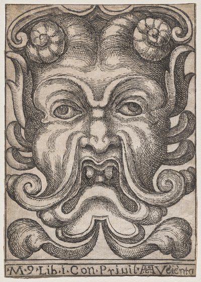 Groteske masker: Maske 9, bog I af Aloisio Giovannoli