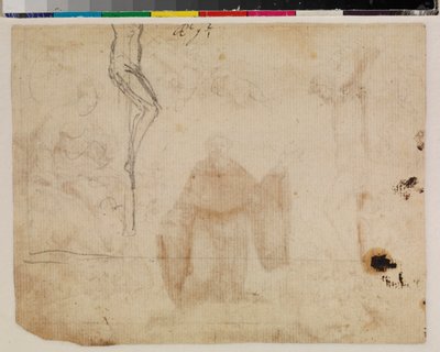 Kristus korsfæstet, omvendt, 1600-tallet af Alonso Cano