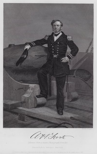 Andrew Hull Foote (gravering) af Alonzo (after) Chappel
