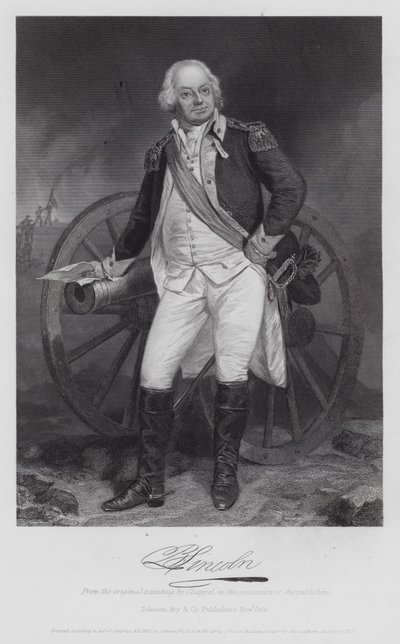 Benjamin Lincoln (gravering) af Alonzo (after) Chappel