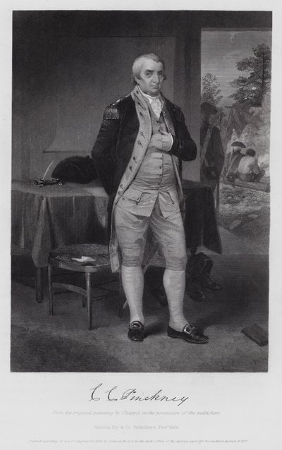 Charles Cotesworth Pinckney (gravering) af Alonzo (after) Chappel