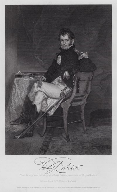 David Porter (gravering) af Alonzo (after) Chappel