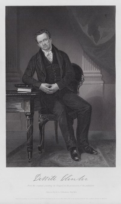 De Witt Clinton (gravering) af Alonzo (after) Chappel