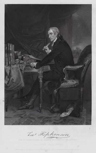 Francis Hopkinson (gravering) af Alonzo (after) Chappel