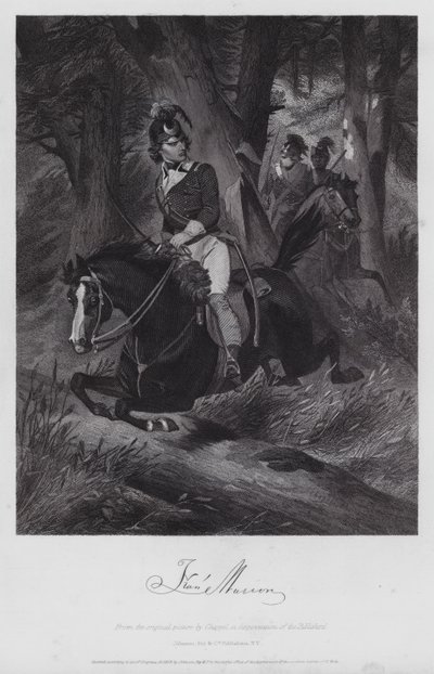 Francis Marion (gravering) af Alonzo (after) Chappel