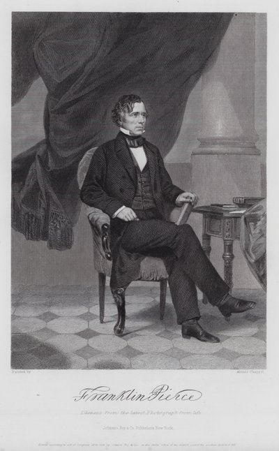 Franklin Pierce (gravering) af Alonzo (after) Chappel