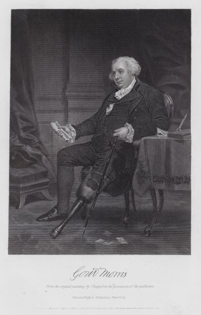 Gouverneur Morris (gravering) af Alonzo (after) Chappel
