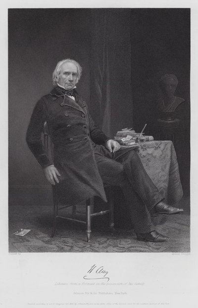 Henry Clay (gravering) af Alonzo (after) Chappel