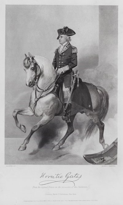 Horatio Gates (gravering) af Alonzo (after) Chappel