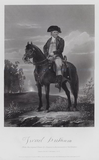 Israel Putnam (gravering) af Alonzo (after) Chappel