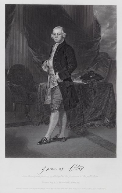 James Otis (gravering) af Alonzo (after) Chappel