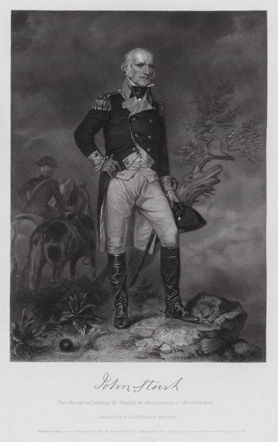 John Stark (gravering) af Alonzo (after) Chappel