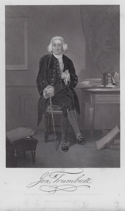 Jonathan Trumbull (gravering) af Alonzo (after) Chappel