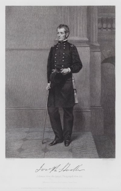 Joseph Hooker (gravering) af Alonzo (after) Chappel