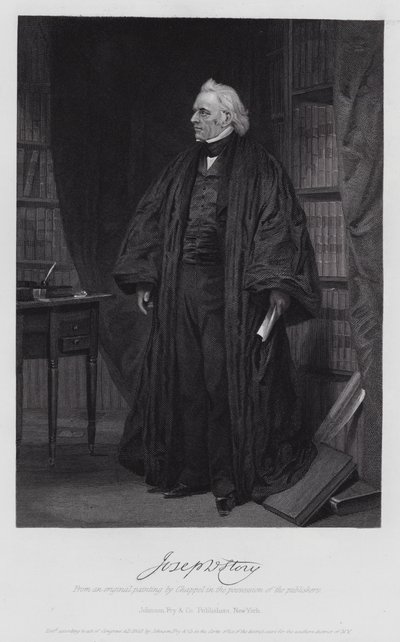 Joseph Story (gravering) af Alonzo (after) Chappel
