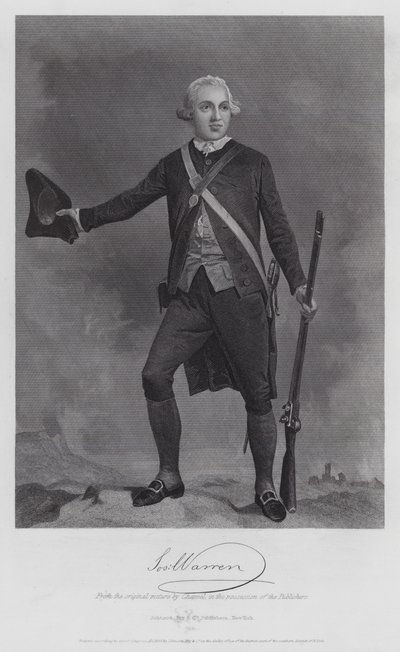 Joseph Warren (gravering) af Alonzo (after) Chappel