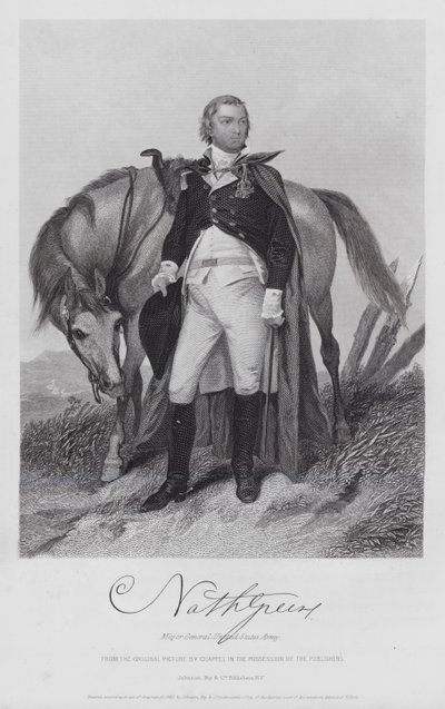 Nathaniel Greene (gravering) af Alonzo (after) Chappel