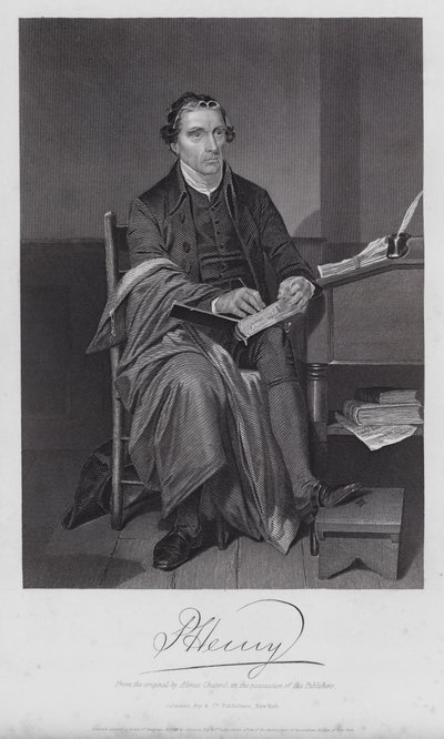 Patrick Henry (gravering) af Alonzo (after) Chappel