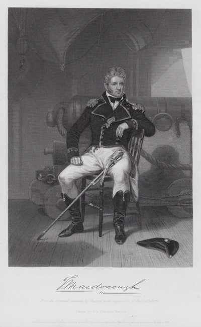 Thomas Macdonough (gravering) af Alonzo (after) Chappel