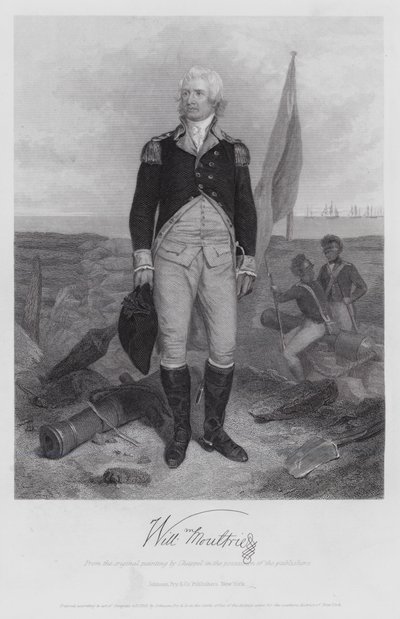 William Moultrie (gravering) af Alonzo (after) Chappel