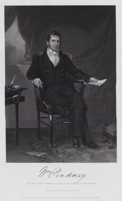 William Pinkney (gravering) af Alonzo (after) Chappel