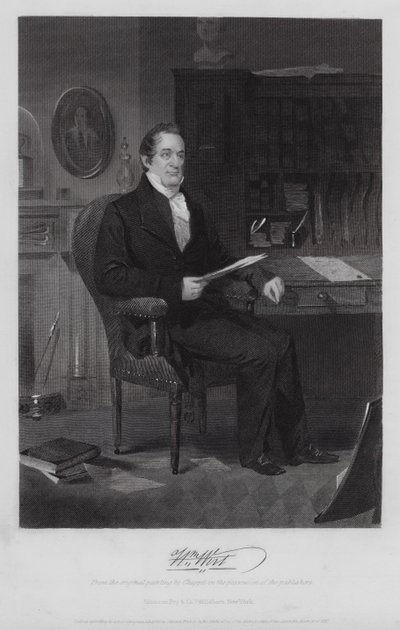 William Wirt (gravering) af Alonzo (after) Chappel