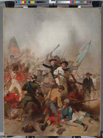Slaget ved Bunker Hill, 17. juni 1775, 1859 af Alonzo Chappel