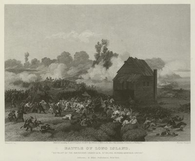 Slaget ved Long Island, 1776 af Alonzo Chappel