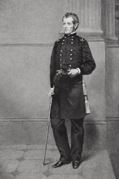 Portræt af Joseph Hooker (1814-79) af Alonzo Chappel