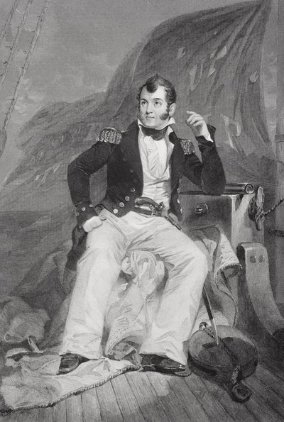 Portræt af Oliver Hazard Perry (1785-1819) af Alonzo Chappel