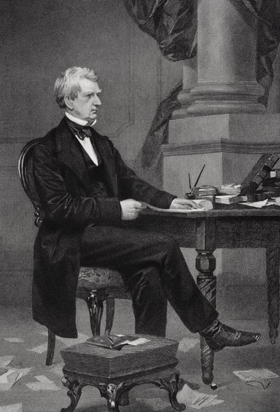 Portræt af William Henry Seward (1801-72) af Alonzo Chappel