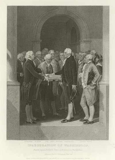 Indvielsen af Washington af Alonzo Chappel