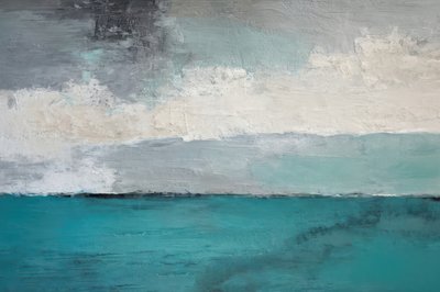 Teal Ocean Horizon af Alpenglow Workshop