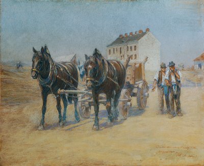 I Hernalser Sandgstätte af Alphons Leopold Mielich
