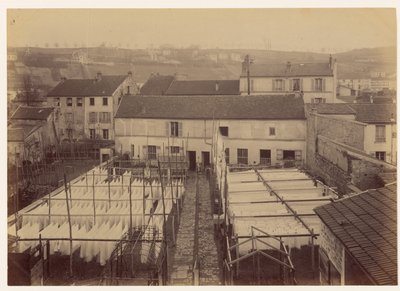 Mordet på enken Templier i Arcueil ... Huset set udefra af Alphonse Bertillon