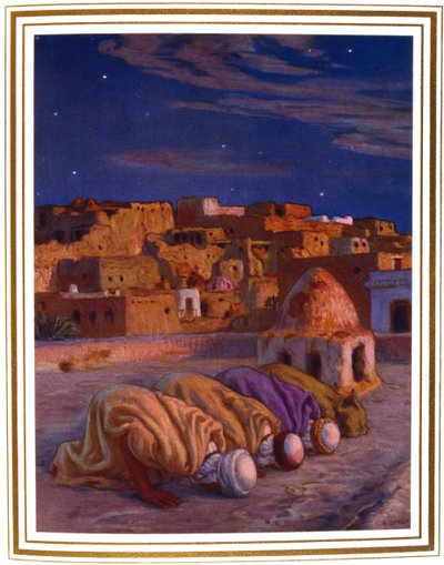 Prostration Prayer Prayer of Prostration, 1918 af Alphonse Etienne Dinet