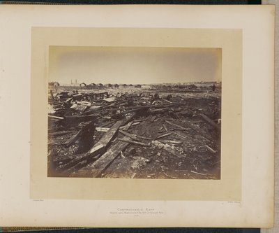 Cartoucherie Rapp. Katastrofe på Champ de Mars efter eksplosionen den 17. maj 1871. af Alphonse J. Liébert