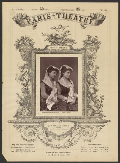 Teater i Paris: Les Soeurs Badia af Alphonse J. Liébert