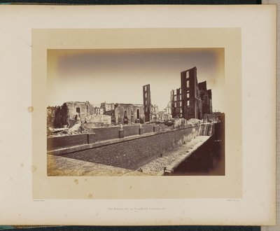 De brændende dokker i La Villette af Alphonse J. Liébert