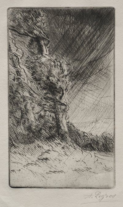 Et vindstød. af Alphonse Legros
