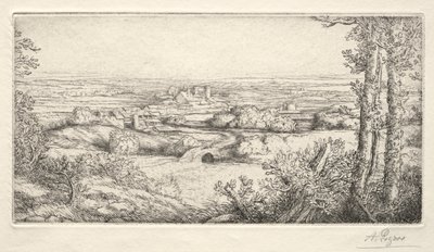 En dal i Bourgogne af Alphonse Legros