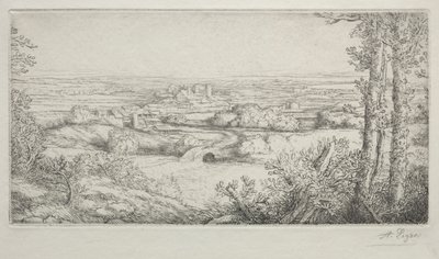En dal i Bourgogne af Alphonse Legros