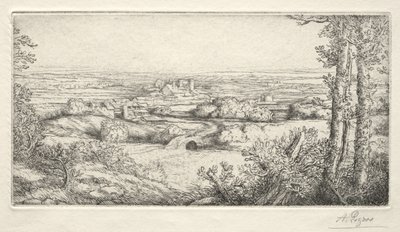 En dal i Bourgogne af Alphonse Legros