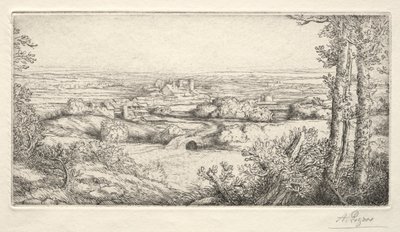 En dal i Bourgogne En dal i Bourgogne. af Alphonse Legros