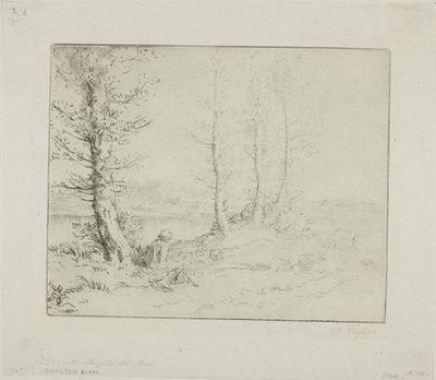 Langs flodbredden af Alphonse Legros
